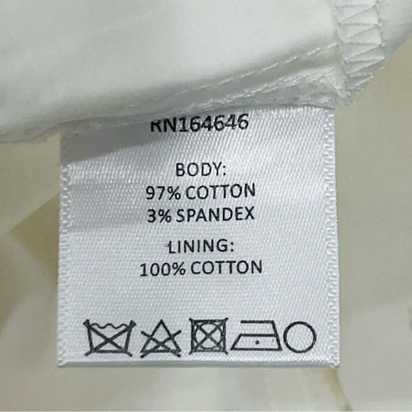 Mestiza New York Alba Cotton Sateen Strapless Flower Mini A-Line Dress SZ 8 NWT - Picture 11 of 16